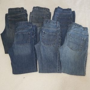 6 pair Boys Size 14 Childrens Place Bootcut Jeans